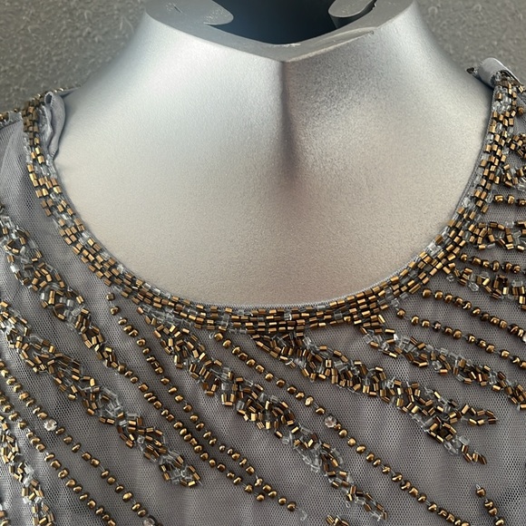 MAC DUGGAL Long Sleeve Beaded Column Gown 5240 NWT - Picture 12 of 17